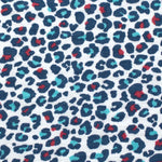 Etta Loves Extra Large Muslin Square - Blue Leopard