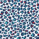 Etta Loves Extra Large Muslin Square - Blue Leopard