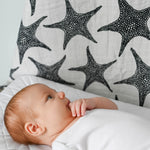 Etta Loves Extra Large Muslin Square - Starfish