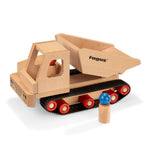 Fagus Wooden Caterpillar Dumper Truck