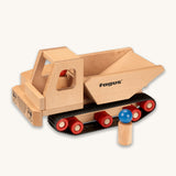 Fagus Wooden Caterpillar Dumper Truck