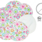 Imse Vimse Organic Cotton Nursing Pads - Flower