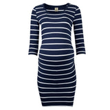 Frugi Adult Indigo Breton Erin Maternity Dress