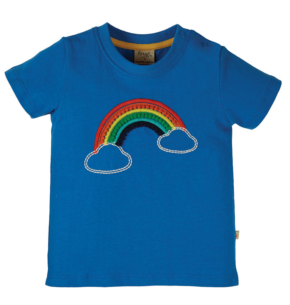 Frigu Avery applique rainbow top