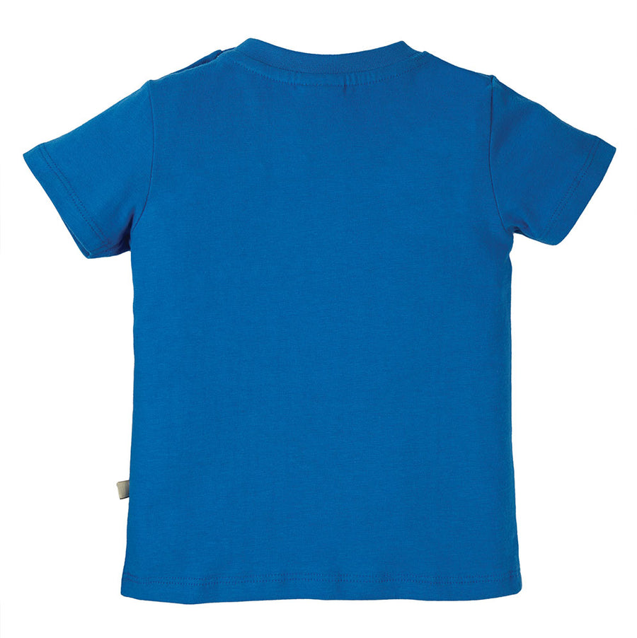 frugi avery blue top organic cotton