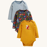 Frugi Super Special Body Lot de 3 – Indigo Woodland