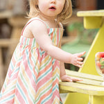 Robe de soirée de plage Frugi Jess - Rayure de plage