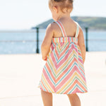 Robe de soirée de plage Frugi Jess - Rayure de plage