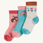 Lot de 3 petites chaussettes Frugi - Lapin