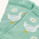 Frugi Freya Frilled Socks 3 Pack - Ducks