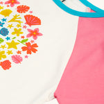 Frugi Nyomi Raglan T-Shirt - Rainbow