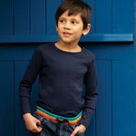 Frugi Everyday LS Tee - Indigo