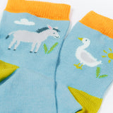 Frugi Little Socks 3 Pack - Farm Field