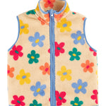 The back of the Frugi Rambler 3 in 1 Coat - Snapdragon/Flower Pop