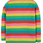 Frugi Favourite LS Tee - Foxglove Rainbow Stripe