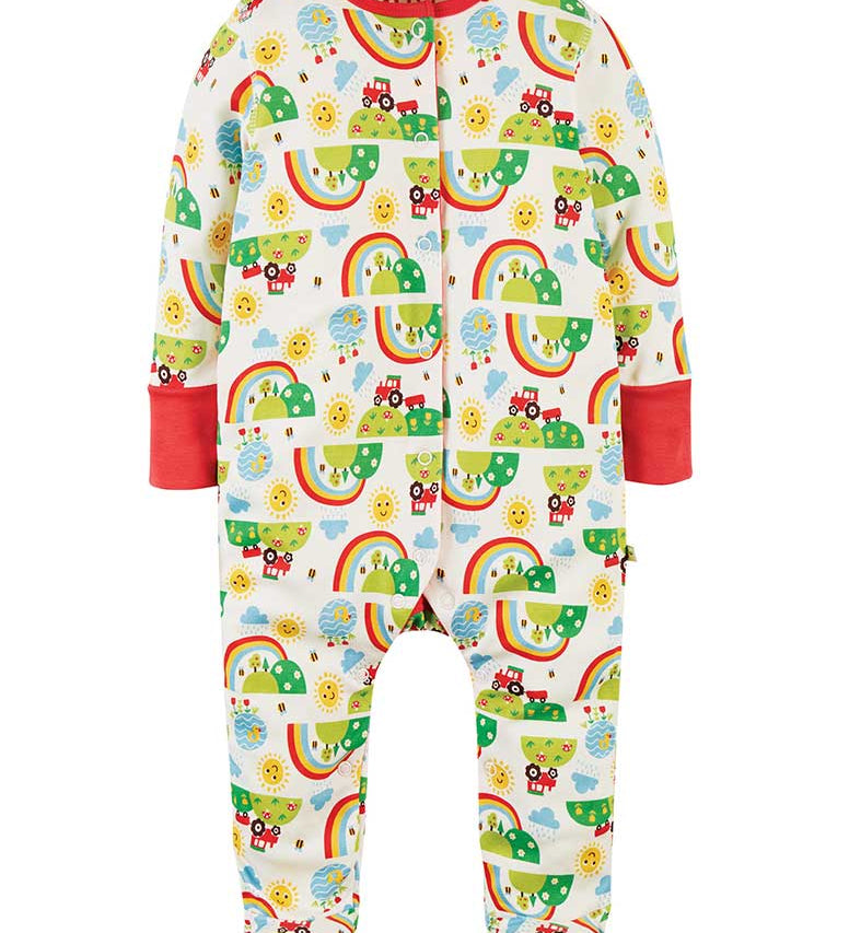 Frugi Happy Days babygrow