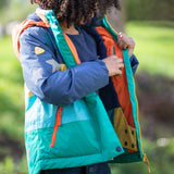 Manteau de neige et de ski Frugi - Iguana Colourblock