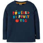 Haut appliqué Frugi Indigo Fruit Chatter