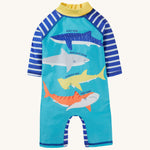 Combinaison Frugi Little Sun Safe - Requin