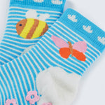 Frugi Grippy Socks 2-Pack - Bumblebee