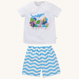 Frugi Fearne Pyjamas - Coral Reef