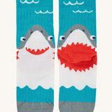 Frugi Character Socks 2 Pack - Shark / Squid