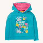 Sweat à capuche Frugi Switch Lissie - Mer tropicale / Grow Wild