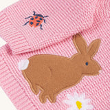 Cardigan Frugi Colby - Méduse / Lapin