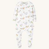 Frugi Lovely Babygrow - Paresseux endormis