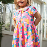 Frugi Organic Lettie Dress - Orange Blossom