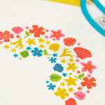 T-Shirt Raglan Frugi Nyomi - Arc-en-ciel