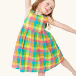 Robe d'été Frugi Organic Arya - Summertime Check