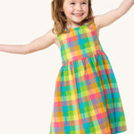 Frugi Organic Arya Summer Dress - Summertime Check