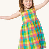 Frugi Organic Arya Summer Dress - Summertime Check