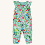 Combishort réversible Frugi Etta - Oiseaux tropicaux / Dobby printanier