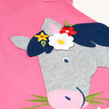 Frugi Elise T-Shirt Applique - Cheval