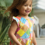 Frugi Etta Playsuit - Patchwork