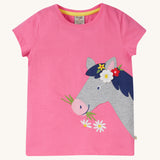 Frugi Elise T-Shirt Applique - Cheval