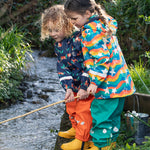 Frugi Puddle Buster Coat - Wavy Stars