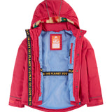 Frugi Rambler 3 in 1 Coat - Snapdragon/Flower Pop