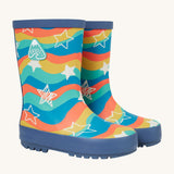 Bottes en caoutchouc Frugi Puddle Buster - Étoiles ondulées