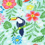 Robe réversible Frugi Lowen - Oiseaux tropicaux / Dobby printanier