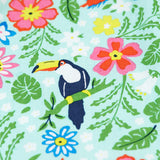 Frugi Lowen Reversible Dress - Tropical Birds / Spring Dobby