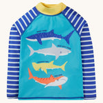 Frugi Sun Safe Rash Vest - Shark