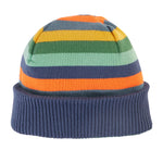 Frugi Voyager Reversible Hat - Navy Blue/Mountains