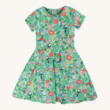 Frugi Spring Skater Dress - Tropical Birds