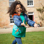 Frugi Snow & Ski Coat - Iguana Colourblock