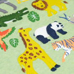 Frugi Organic Little Creature Applique T-Shirt - Kiwi Chiné / Jungle