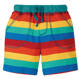 Frugi Little Short Rayé - Arc-en-ciel