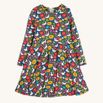 Frugi Sofia Skater Dress - Springtime Ducks